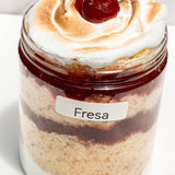 Strawberry Dominican Cake Jar